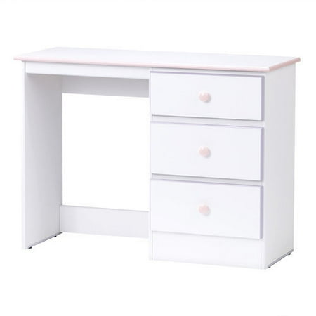 Lang Furniture Miami 3 Drawer Laptop Computer Desk with Roller Glides