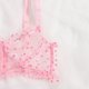 thumbnail image 3 of Gibobby Ropa sexy de mujer para sexo Conjunto de sujetadores sexy súper push-up para mujer, lencería transparente, brasier de encaje y bragas a juego para mujer(Rosa, XG), 3 of 3