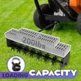 thumbnail image 5 of Tow Behind Spike Aerator, 200lbs Load Capacity, 7 Inch Spike Disks, Lawn Aerator Tow Behind Aerator, Garden, Yard Turf Maintenance, Black, 5 of 9