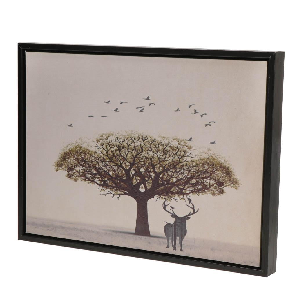 Framed Colorful Modern Decor, Prints on Canvas Tree1