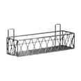 thumbnail image 1 of Estante de pared para baño, estante colgante de pared, organizador de ducha, organizador de almacenamiento de cocina resistente para lavandería de Negro, 1 of 8