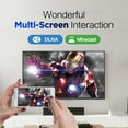 thumbnail image 6 of TX5 Wireless Hdmi Display Adapter 4K Ultra HD Media Player WiFi 6 BT 5.0 16GB Streaming Video for iPhone iPad,Android Tiktok,YouTube Mirroring to TV HD Video Sync, 6 of 9