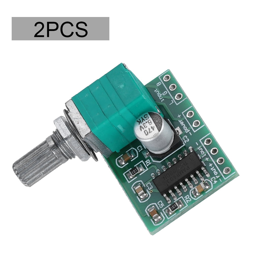 Otviap 2pcs Pam8403 Mini 5v Digital Power Amplifier Module Audio Amplifier Module Board Pam8403 Audio Amplifier Module Walmart Com Walmart Com