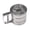 Silver, variant on Flour sieve stainless steel material manufacturing,Coffee Sieve Cup,Semi Automatic 2 Cup Sifter for Baking | Fine Mesh Pastry Sieve Cup(BLUE)