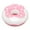 Pink, variant on Darzheoy 4.6 inch Donut Dog Chew Toy with Squeakers Rubber Dog Toy for Interactive Play Small to Medium Dogs Puppy Aggressive Chewers