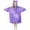 Purple Background with White Line, variant on Wearable Blanket with Sleeves and Pocket Oversized Hooded Sweatshirt 3-14 YR Purple Background with White Line S