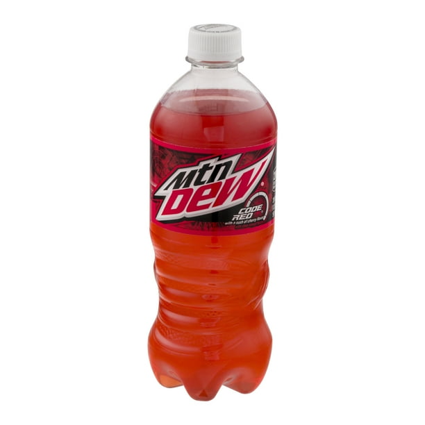 Mountain Dew Code Red Cherry Soda Pop Oz Bottle Walmart Com