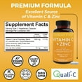 thumbnail image 2 of Viva Naturals Vitamin C + Zinc Veggie Capsules 250 Count, 2 of 9