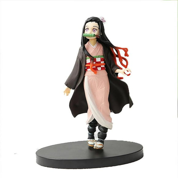 16cm Demon Slayer Figure Kamado Tanjirou Nezuko Action Figures Pvc Model Toys Muzan Rui Figurine Inosuke Kimetsu No Yaiba Figura