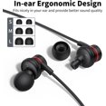 thumbnail image 4 of GFDYREE Écouteurs USB-C, Écouteurs USB Type-C Filaires Intra-Auriculaires Magnétiques à Réduction de Bruit avec Microphone pour iPhone 15 Pro Max Plus, iPad Pro, Samsung Galaxy S23 S22 S21 S20, Note 10, 4 of 7