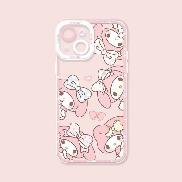 Kuromi-funda suave MyMelody Cinnamoroll para iPhone 14 Pro Max 13 12 Mini 11 Pro XR XS X 8 7 6 6S Plus SE 2020, funda mate de silicona Fivean unisex