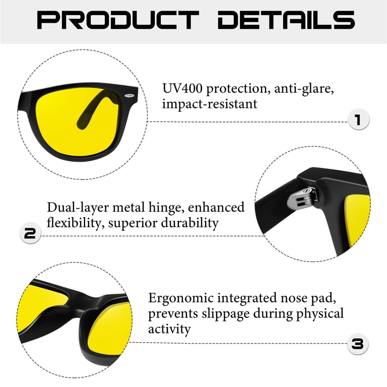 Kanastal Photochromic Night Driving Glasses, UV400 photo 5