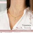 thumbnail image 4 of MAZZERI 14k St Thomas Cross Pendant, Hypoallergenic Gold Religious Charms for Women and Men, Handcrafted in the USA, 4 of 8