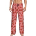 thumbnail image 1 of Fotbe Red Strawberry Pantalones de Pijama para Hombre, Pantalones de Dormir, Pantalones de Casa con Cintura Ajustable y Bolsillos-3X-Large, 1 of 6