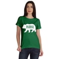 thumbnail image 1 of Inkmeso T-Shirt Graphique à Col Rond Maman Ours Manches Courtes Femme Coton Tee Décontracté, 1 of 8