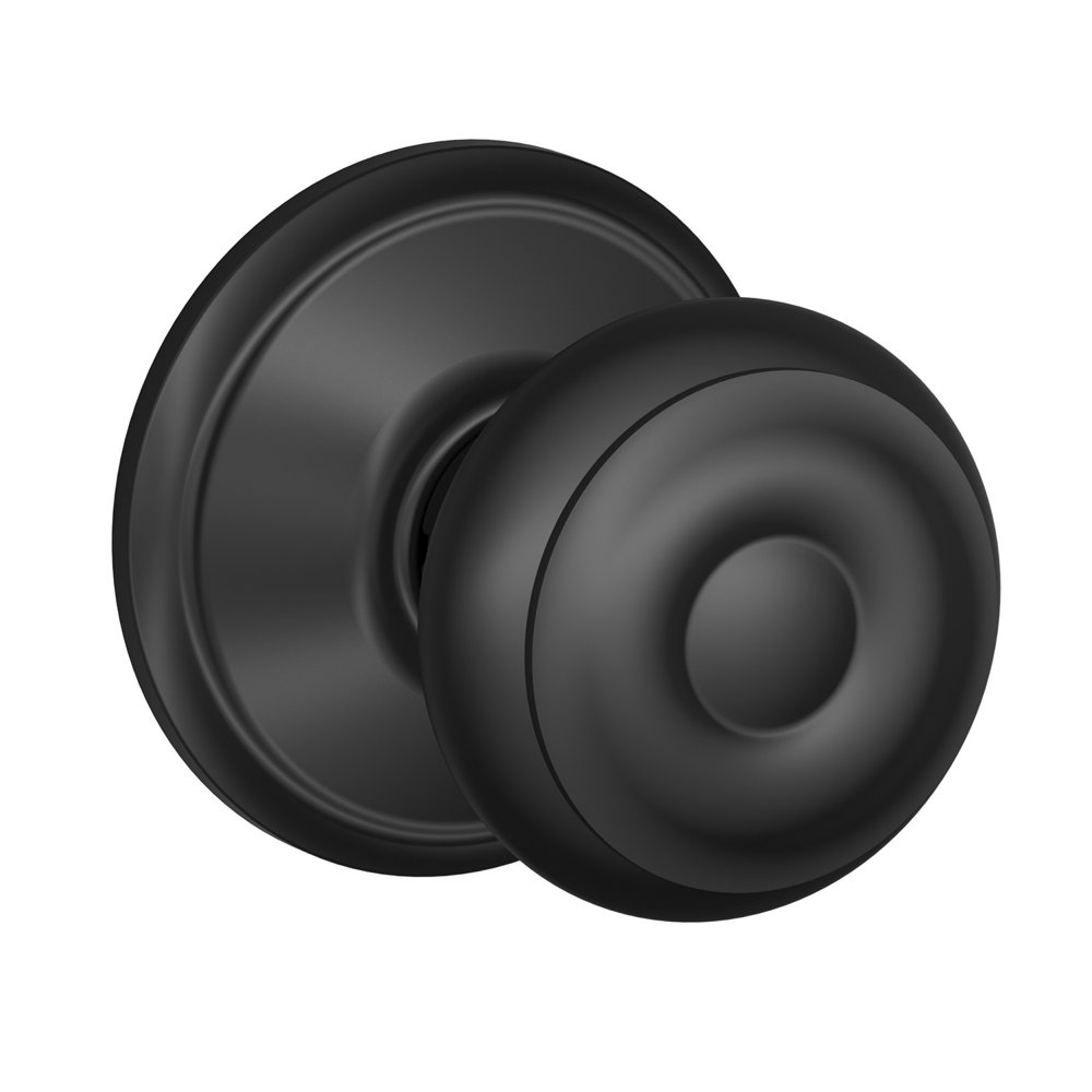 Schlage F10VGEO622 Matte Black Hall And Closet Knob Walmart