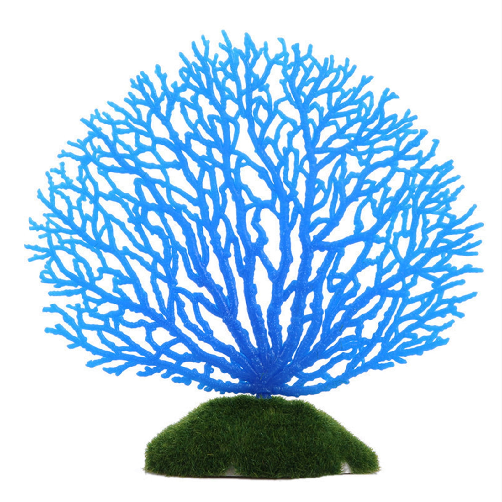 SPRING PARK Artificial Coral Ornament Strip Coral Plant Ornament Glowing Effect Silicone Artificial Decoration for Fish Tank Aquarium Landscape