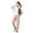 Pink, variant on Krdevn Cargo Pants for Girls Boys Cargo Jogger Pants Casual Girl's Elastic Waist Cargo Pants with Pockets,7-8 Years