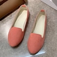 thumbnail image 2 of Watermelon Red Womens Flat Shoes For Work And Casual Wear Comfortable Design Lightweight Construction Suitable For Indoor And Outdoor Daily Use Size 39, 2 of 5