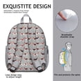 thumbnail image 5 of Animal Beagle Cute Dog Backpack Backpack for School,Cute School Bag,Schoolbag with Adjustable Shoulder Straps & Padded Back,13.8"x11.4"x6", 5 of 6