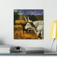 thumbnail image 3 of Longhorn in Expressionism - Canvas, 3 of 10