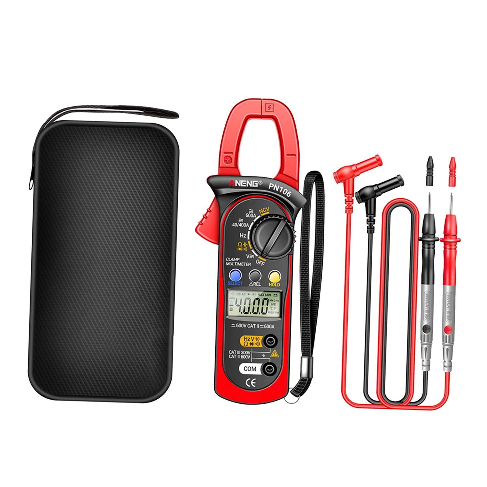 Miulika Digital Clamp Meter Electrical Multimeter Pocket 4000Counts Current Meter Accurately Auto Range Electrician Tool Multi Tester for Automotive