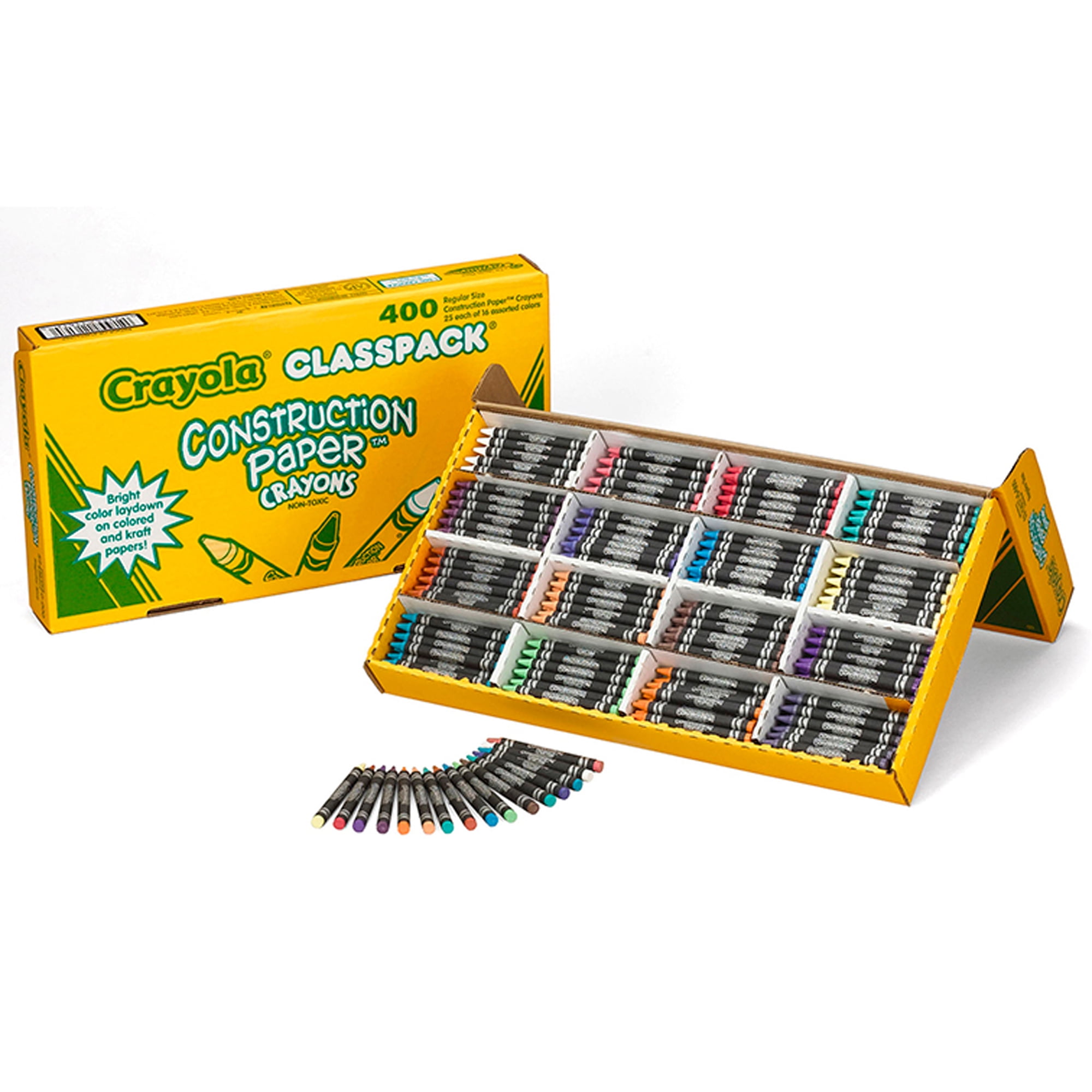 Crayola Classpack Construction Paper Crayons (400 Pack)
