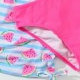 thumbnail image 5 of GYRATEDREAM Girl's 3 Piece Bikini Swimwear Cute Swimsuits Quick Dry Bathing Suit High Waisted with Cover Up Beach Skirt, 5 of 5