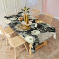 thumbnail image 6 of Pioneer Flower Floral Print Pattern Rectangle Tablecloth 60"x102",Waterproof Polyester Rectangle Table Cloth, Wipeable Spillproof Polyester Tablecloth for Dining, Camping, Indoor and Outdoor, 6 of 6