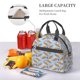 thumbnail image 5 of Disketp Cute Sloth Lonchera Térmica para Mujer y Hombre, Bolsa de Almuerzo Reutilizable e Impermeable para Trabajo, Viajes y Picnic, 5 of 7