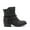 BLACK, variant on Girls Ankle Boots Side Zipper Low Heel Comfortable Casual Shoes for Toddler Little Kid Big Kid Non Slip Sole