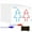 B, variant on XFGOU Toys and Hobbies Left & Right Brain Development Card For Parent Child Interaction | Brain Training Card Game 20 Brain Training Card Game Hand Brain Coordination Card Motor Skills 20ml