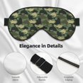 thumbnail image 4 of Cauagu Camouflage Shark Print Sleep Eye Mask, Blindfold Eye Sleep Shade Cover with Elastic Strap/Headband Eye Cover Eyeshade for Night Sleeping/Travel Nap, 4 of 7