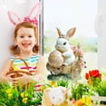 thumbnail image 5 of Flower Pot Decoration Easter Bunny Ornament, Garden Stake Spring Garden Decorations, Garden Statues for Outside Garden Gift, 2D Flat Ornament(1PC), 5 of 5