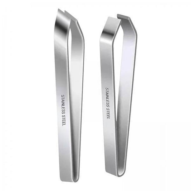Pinzas para huesos,Pinzas para huesos de pescado Pinzas de acero inoxidable,Herramienta para quitar pinzas inclinadas planas de acero inoxidable,Pinzas manuales para ajo Pinzas para pelar