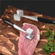 thumbnail image 2 of Martillo De Carne De Aleación De Zinc, Ablandador De Carne De Doble Cara Con Agujero Colgante, Mazo De Carne De Metal Para El Hogar, Cocina, Restaurante, Chef Kearding HA019043-00, 2 of 7