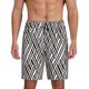 thumbnail image 1 of Fotbe Black White Stripes Pantalones Cortos de Pijama para Hombre, Ropa de Dormir, Pantalones de Pijama Cortos para Hombre-Medium, 1 of 6