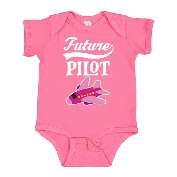 Inktastic Future Pilot Girls Airplane Career Girls Baby Bodysuit
