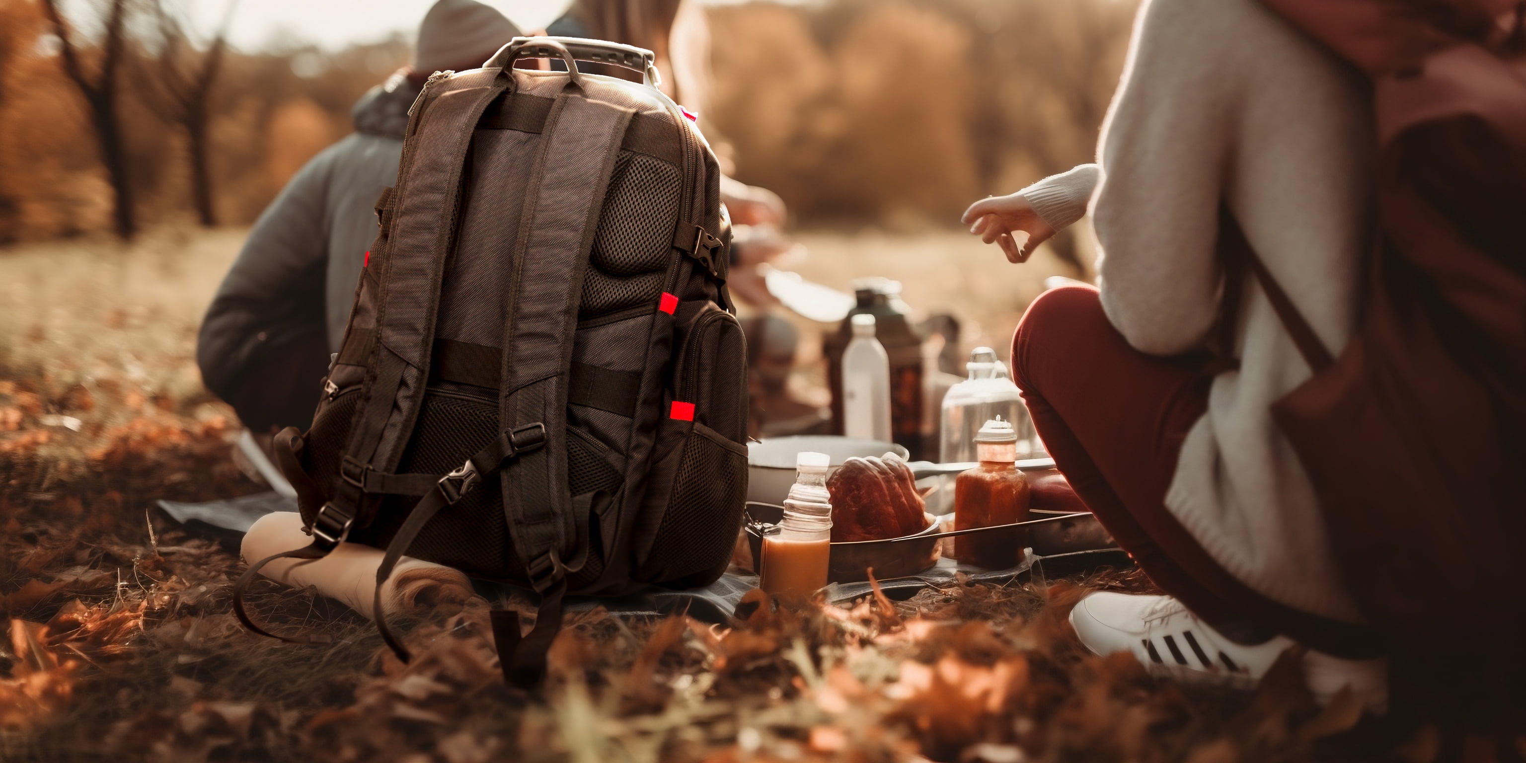 OPACK Extra Large Travel Backpack with USB Charging Port, Durable and Water-Resistant