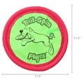 thumbnail image 5 of Petmate Booda Tail Spin Flyer Big Daddy Frisbee Dog Toy, Large, Multicolor, Pack of 1, 5 of 5