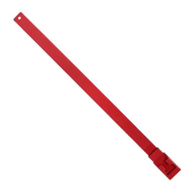 Collar de identificación ajustable Cola para cabras enfermas terneros ovejas 59 cm Rojo Collares de identificación