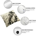 thumbnail image 4 of Retro Countryside Style Throw Pillow Cover,Vintage Western Cowboy Horse Black White Cushion Cover Cactus Mountain Pillowcase Outdoor Pillow Cover, 4 of 5
