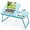 Blue, variant on Laptop Desk for Bed Couch, Portable Lap Desk for Laptop, Foldable Bed Table Tray, Kids Lap Desks with Cup Holder, Blue