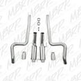 thumbnail image 3 of MBRP 05-09 Ford Shelby GT500 / GT Dual Split Rear Race Version, T409 4in Tips Exhaust System Fits select: 2005-2010 FORD MUSTANG GT, 3 of 4