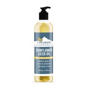Earthborn Elements Sunflower Seed Oil 16 fl oz Premium Grade & Purity, High in Vitamins, Minerals & Fatty Acids