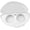 White, variant on CATPAN 2 Cavity Easy Egg Breakfast Cooker, Microwave Omelet Pan and Egg Poacher - Egg Maker Easy to Use and Non-Stick Breakfast Egg Cookware (White)