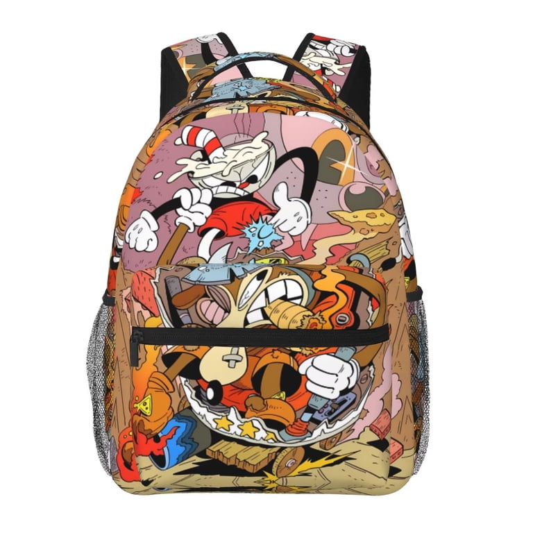 cuphead mini backpack Black and White Print Mini: Buy Online at Best Price in UAE Dont go up against the bosses alone My daughter wanted a Cuphead