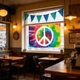 thumbnail image 2 of Peace Sign Flag 3x5 Ft, Durable Polyester Peace Symbol Banner with Brass Grommets for Indoor Outdoor Decor, 2 of 6