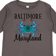 thumbnail image 4 of Inktastic Baltimore Maryland Vacation Blue Crab Boys or Girls Long Sleeve Toddler T-Shirt, 4 of 5