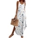 thumbnail image 1 of Vestido Zeagoo con tiras hawaianas, cuello en V, sin mangas, blanco S, 1 of 6